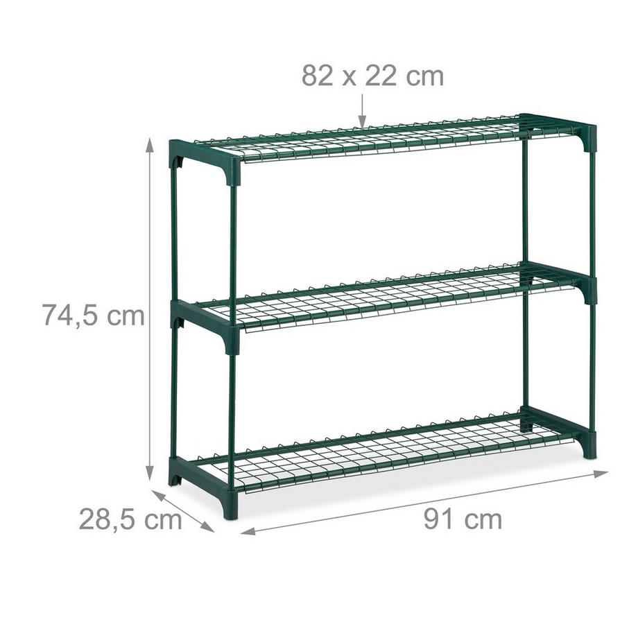 B2X Scaffale per piante, 3 livelli  
