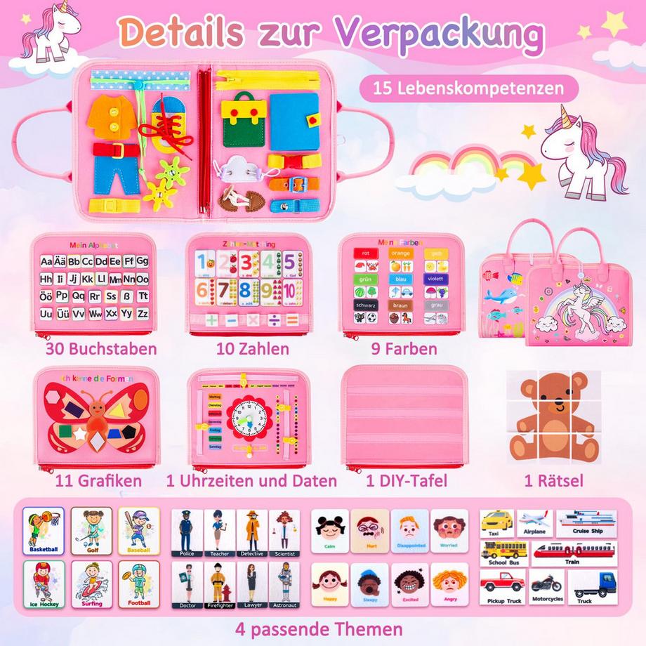 Activity-board  Besetztes Brett Activity Board 