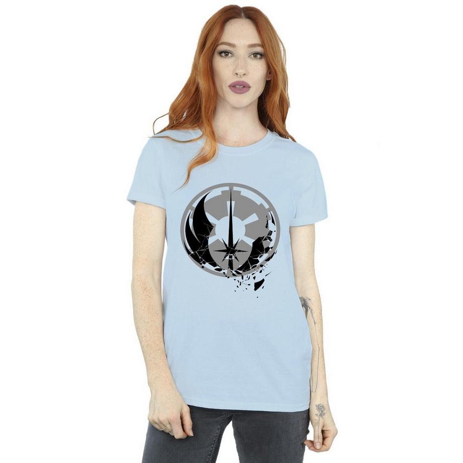 STAR WARS Star Wars Galaktisches Imperium Rebellenallianz Symbol T-Shirt  