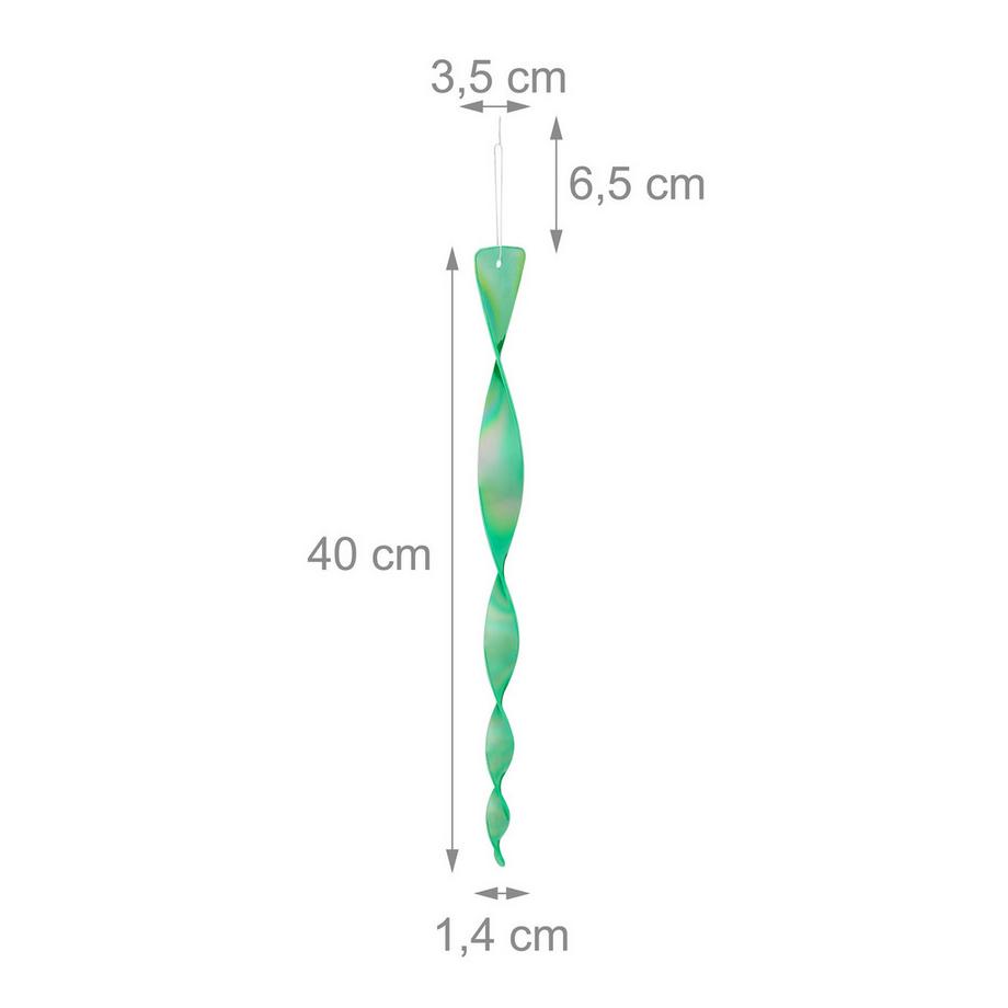 B2X Spiralen für Vogelabwehr, 12 Stück  