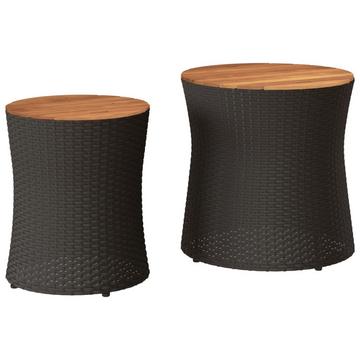 Garten beistelltisch poly-rattan