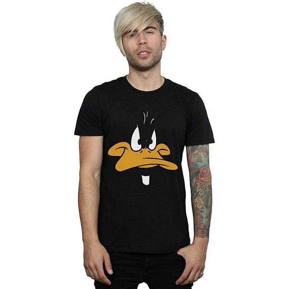 LOONEY TUNES Daffy Duck Gesicht T-Shirt  