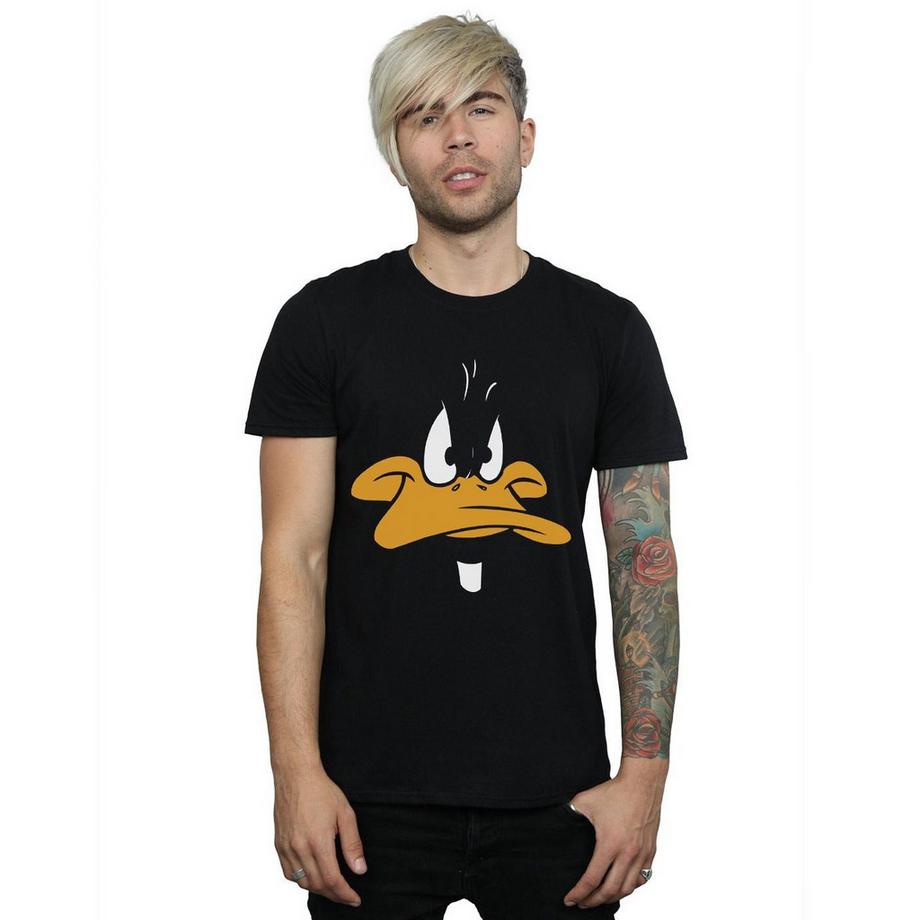 LOONEY TUNES Daffy Duck Gesicht T-Shirt  