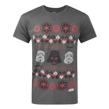 Tshirt de Noël Dark Vador Fair Isle