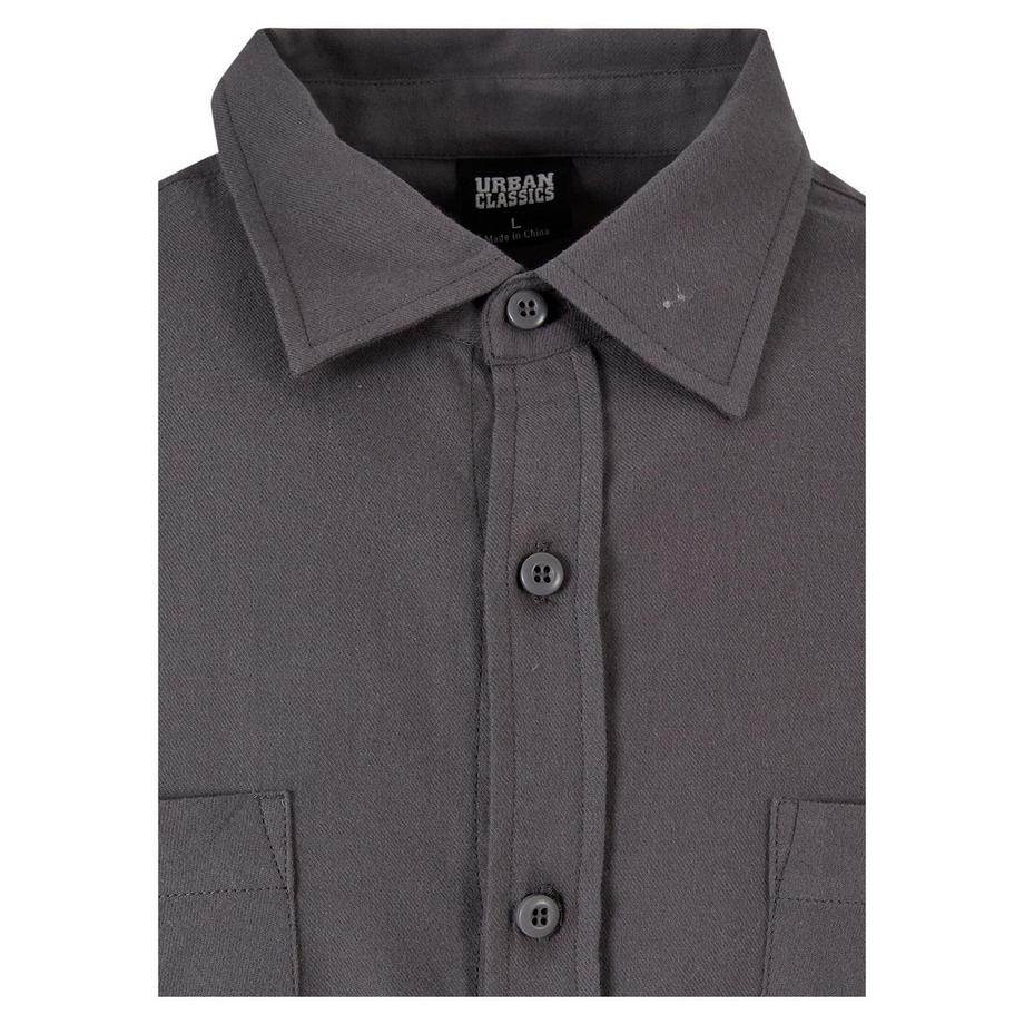 URBAN CLASSICS Flanell Langarmhemd  