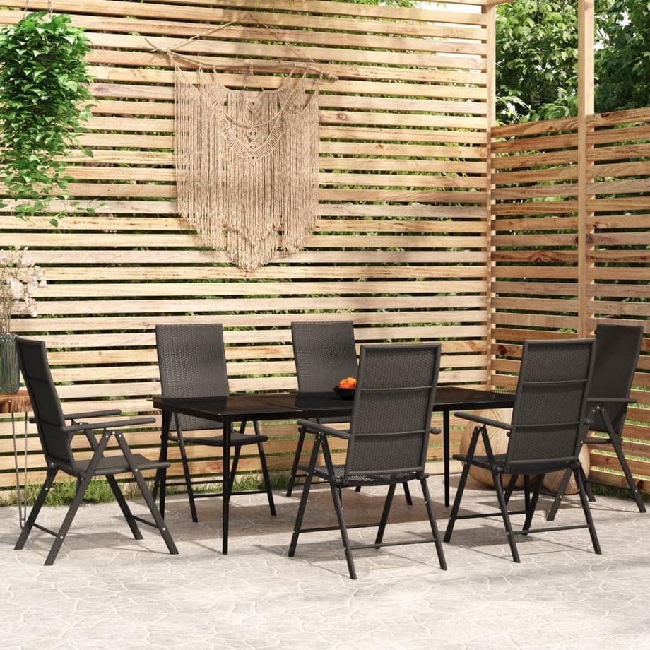 VidaXL set da pranzo da giardino  