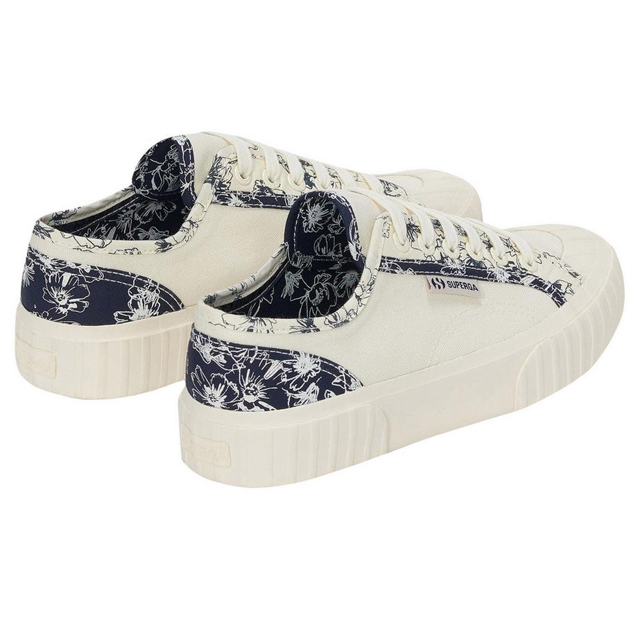 SUPERGA 2630 Gestreifte Blumen Sneakers  