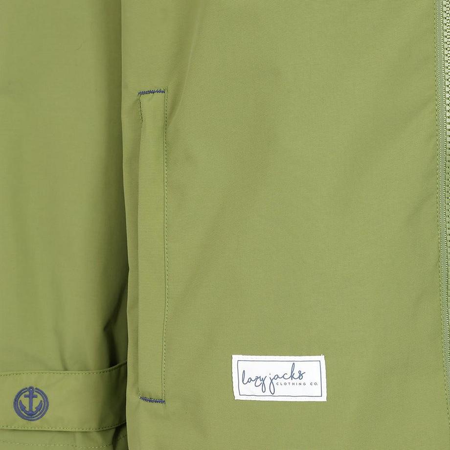 Lazy Jacks Veste imperméable à capuche  
