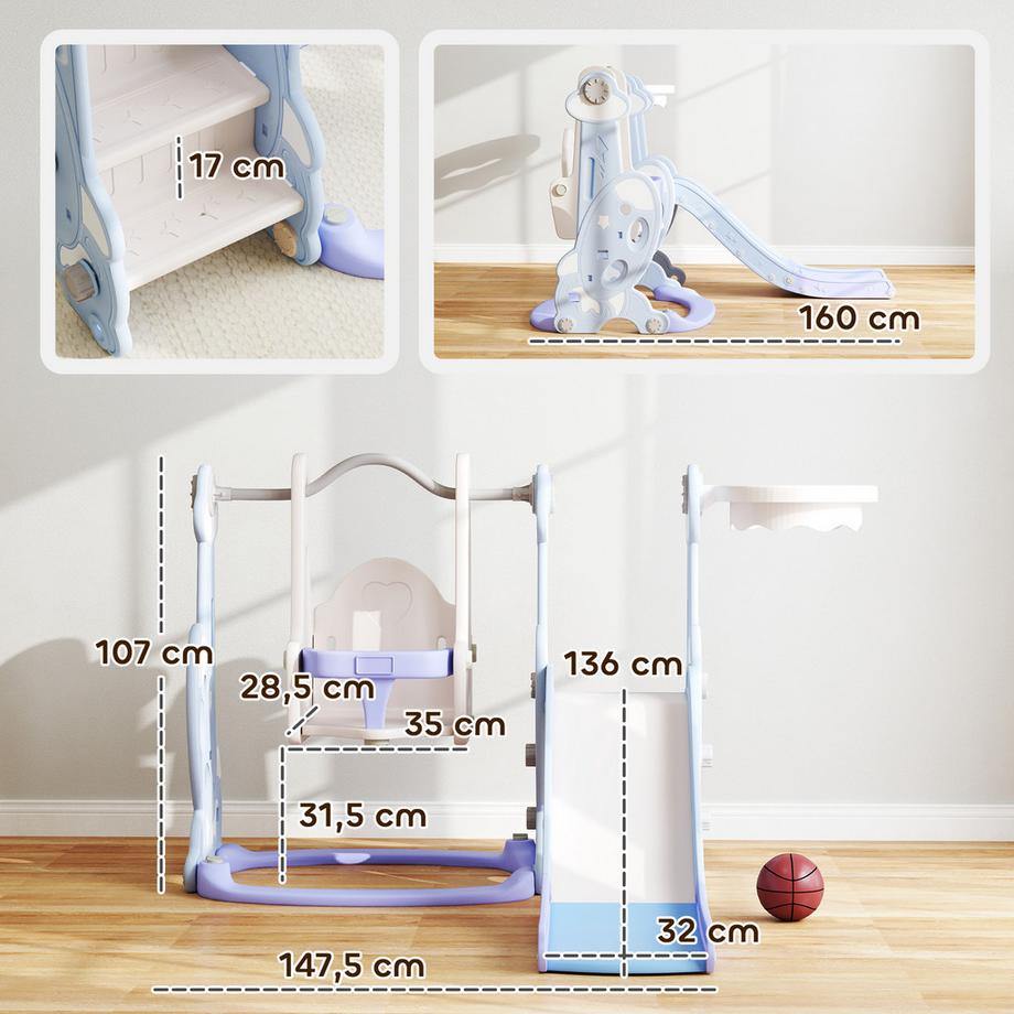 AIYAPLAY  Kinderrutsche Set 