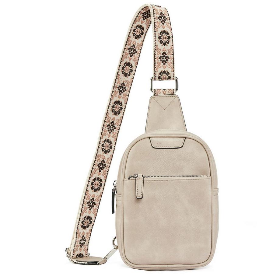 Sac de taille, sac à bandoulière, sac de poitrine, sac à bandoulière en cuir PU, sac à dos universel