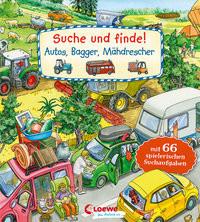 Suche und finde! - Autos, Bagger, Mähdrescher Loewe Meine allerersten Bücher (Hrsg.); Loewe Von Anfang An (Hrsg.); Krause, Joachim (Illustrationen); Friedl, Peter (Illustrationen) Copertina rigida 