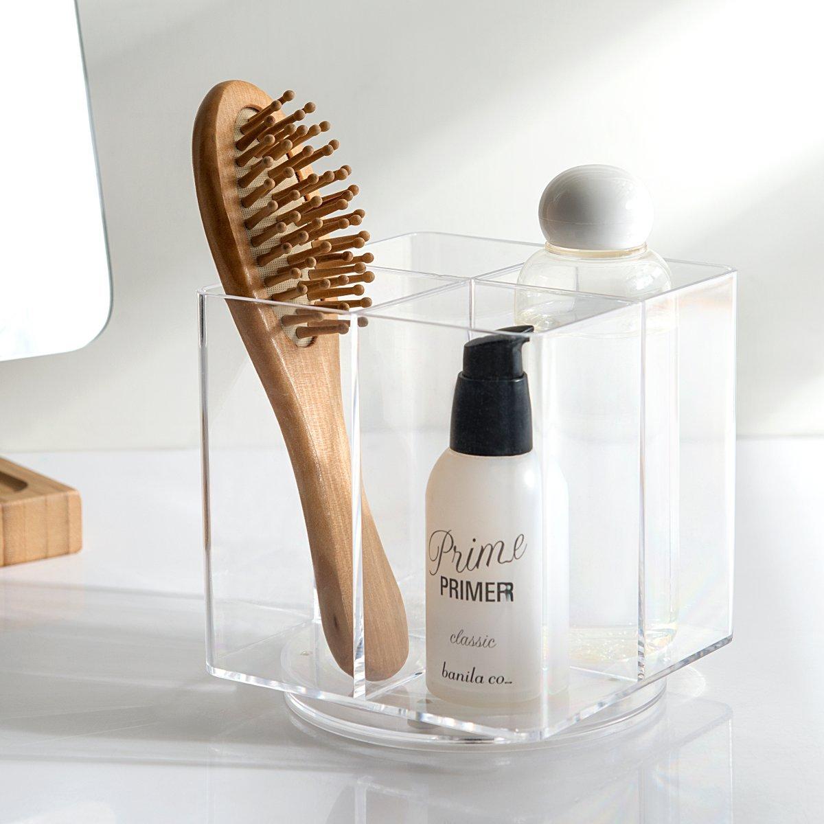 diaqua  Porte-maquillage Pensa transparent, 360° tournant 