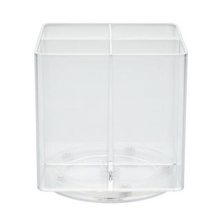 diaqua  Portatrucchi Pensa trasparente, 360° rotante 