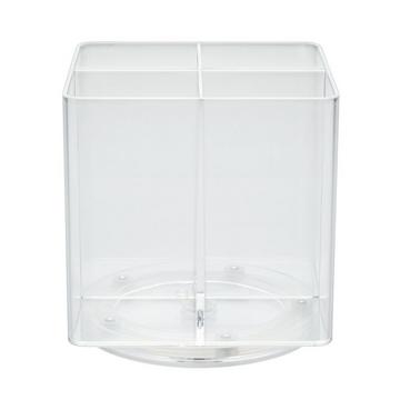 Schminkablage Pensa transparent, 360°ierend