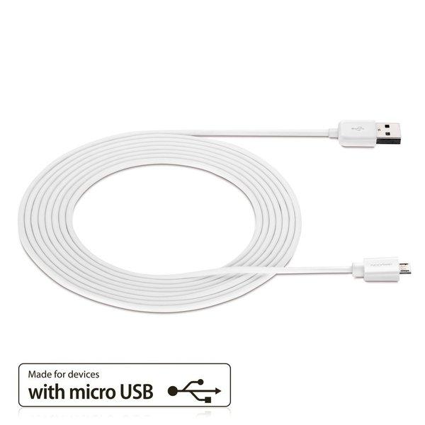 deleyCON  deleyCON USB - micro USB USB Kabel 1 m USB 2.0 USB A Micro-USB B Weiß 