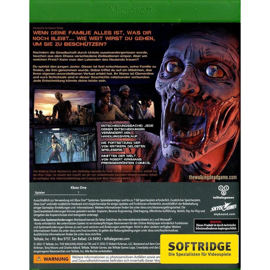 telltale games  The Walking Dead: A New Frontier - Season Pass Disc 
