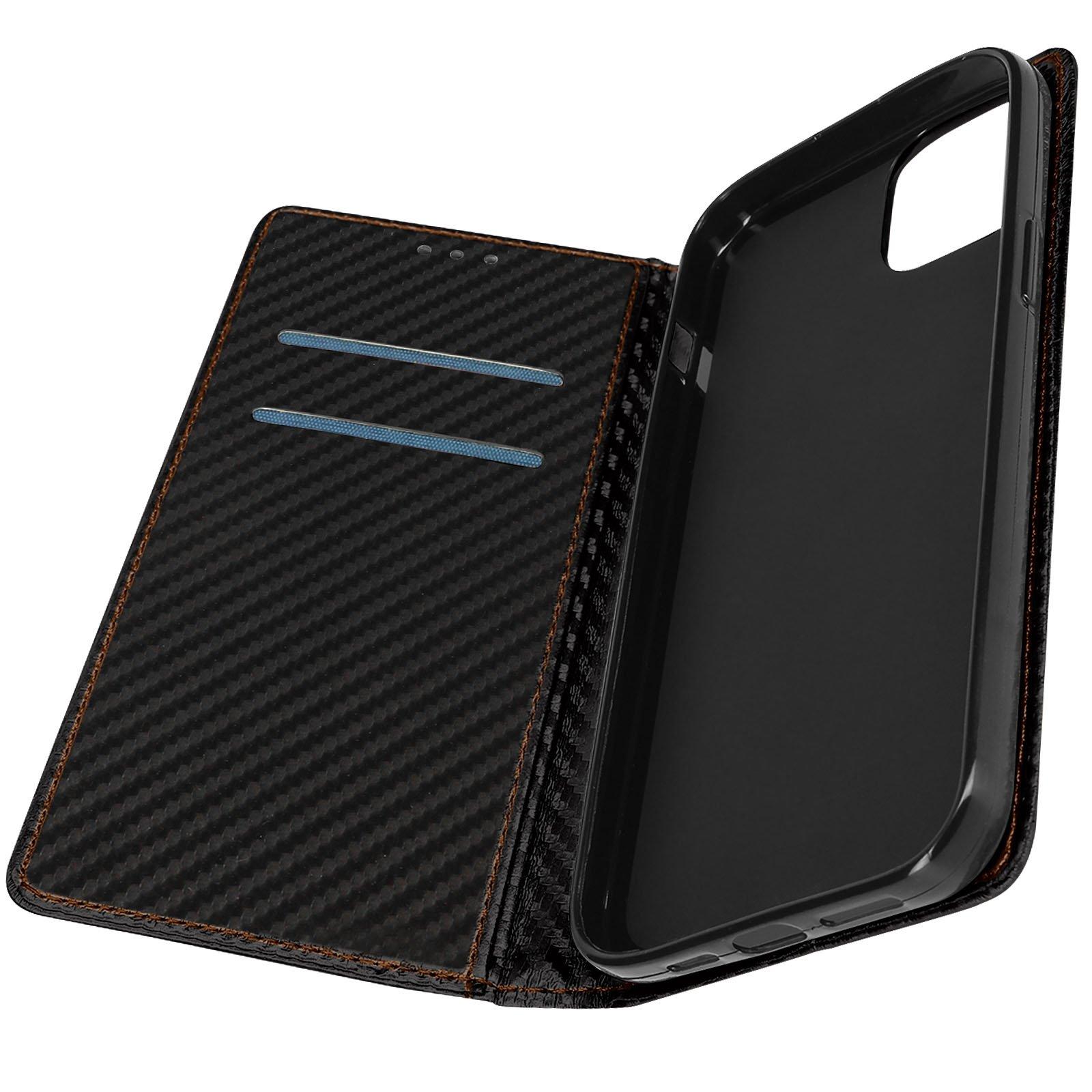 Avizar  Carbon Cover iPhone 15 Plus Schwarz 