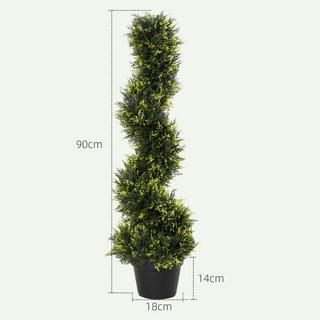 Outsunny Künstlicher Zedernbaum  