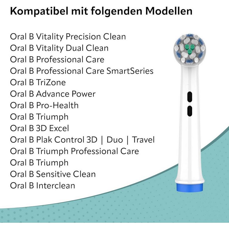 Ora-Care  Brossettes de rechange Ultra Sensitive compatibles avec Oral-B paquet de 8 