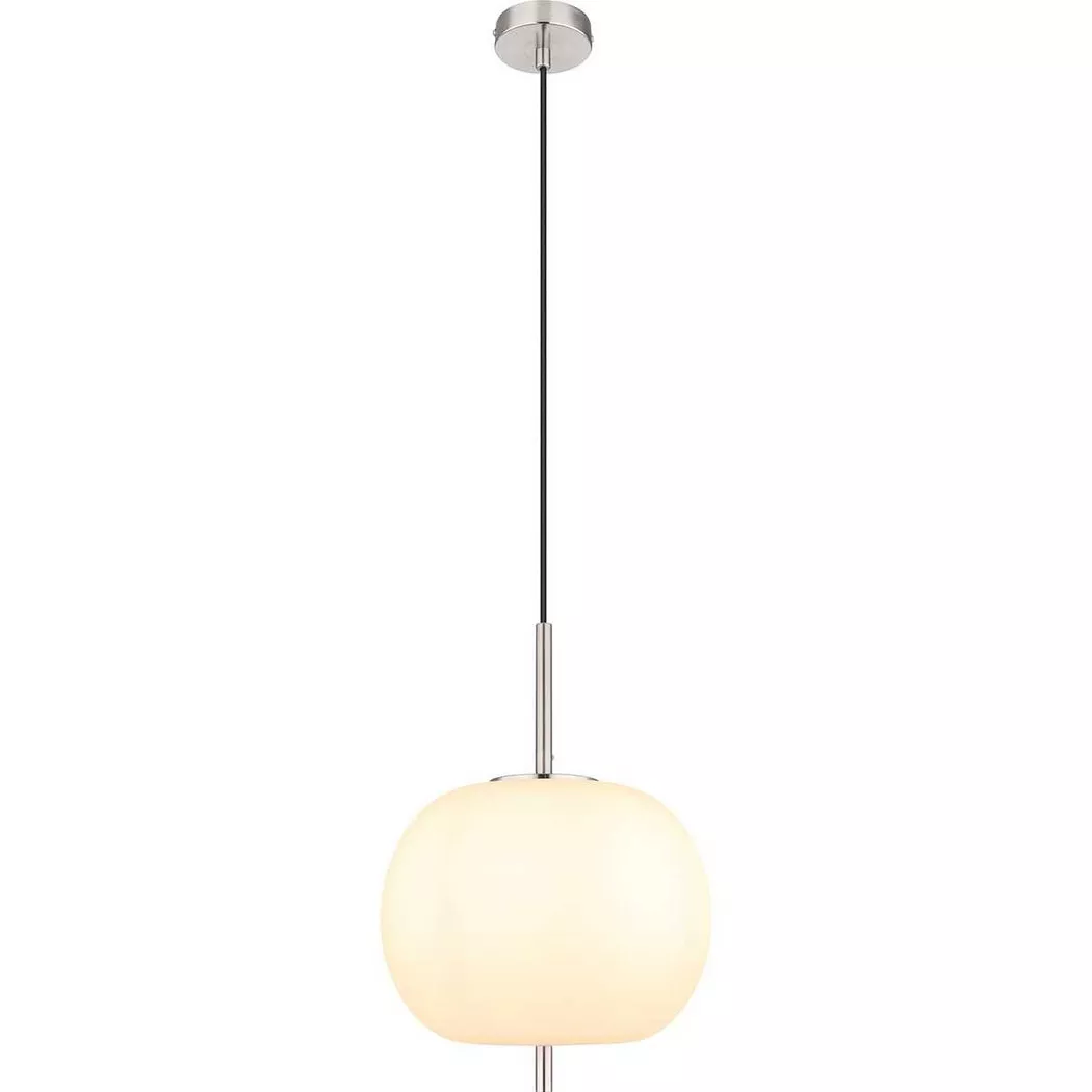 mutoni light – Hängeleuchte Blacky I Metall nickel matt 1xE27 120, One Size