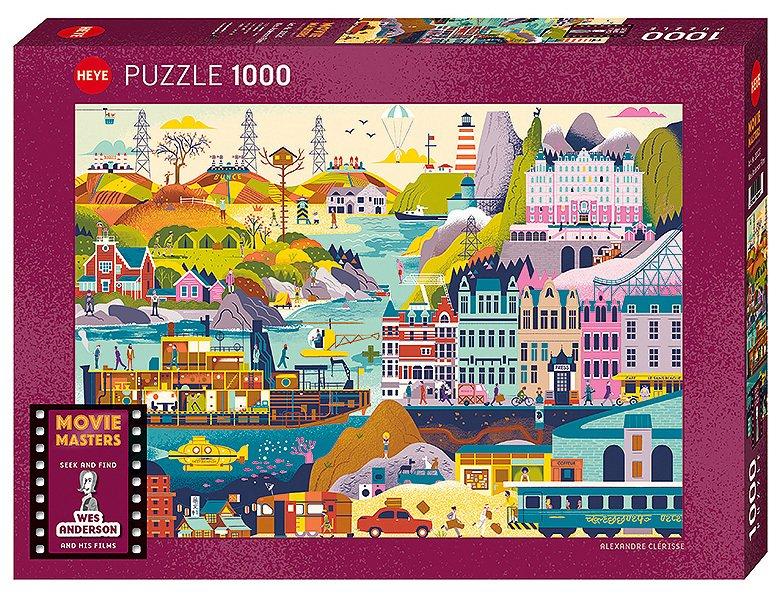 Heye  Puzzle Wes Anderson Films (1000Teile) 
