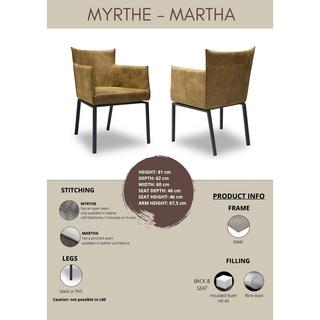 mutoni Fauteuil Myrthe Martha - différentes versions  