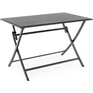 mutoni Table de jardin pliante Elin anthracite LH32 110x70  