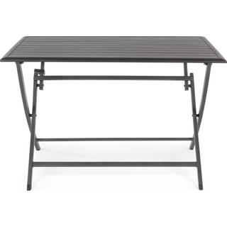 mutoni Table de jardin pliante Elin anthracite LH32 110x70  