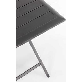 mutoni Table de jardin pliante Elin anthracite LH32 110x70  