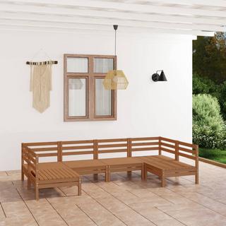 VidaXL Ensemble de meubles de jardin bois de pin  