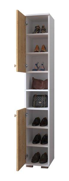 VCM Holz schmaler Schuhschrank Schuhregal Schrank Dielenmöbel Gados  M  