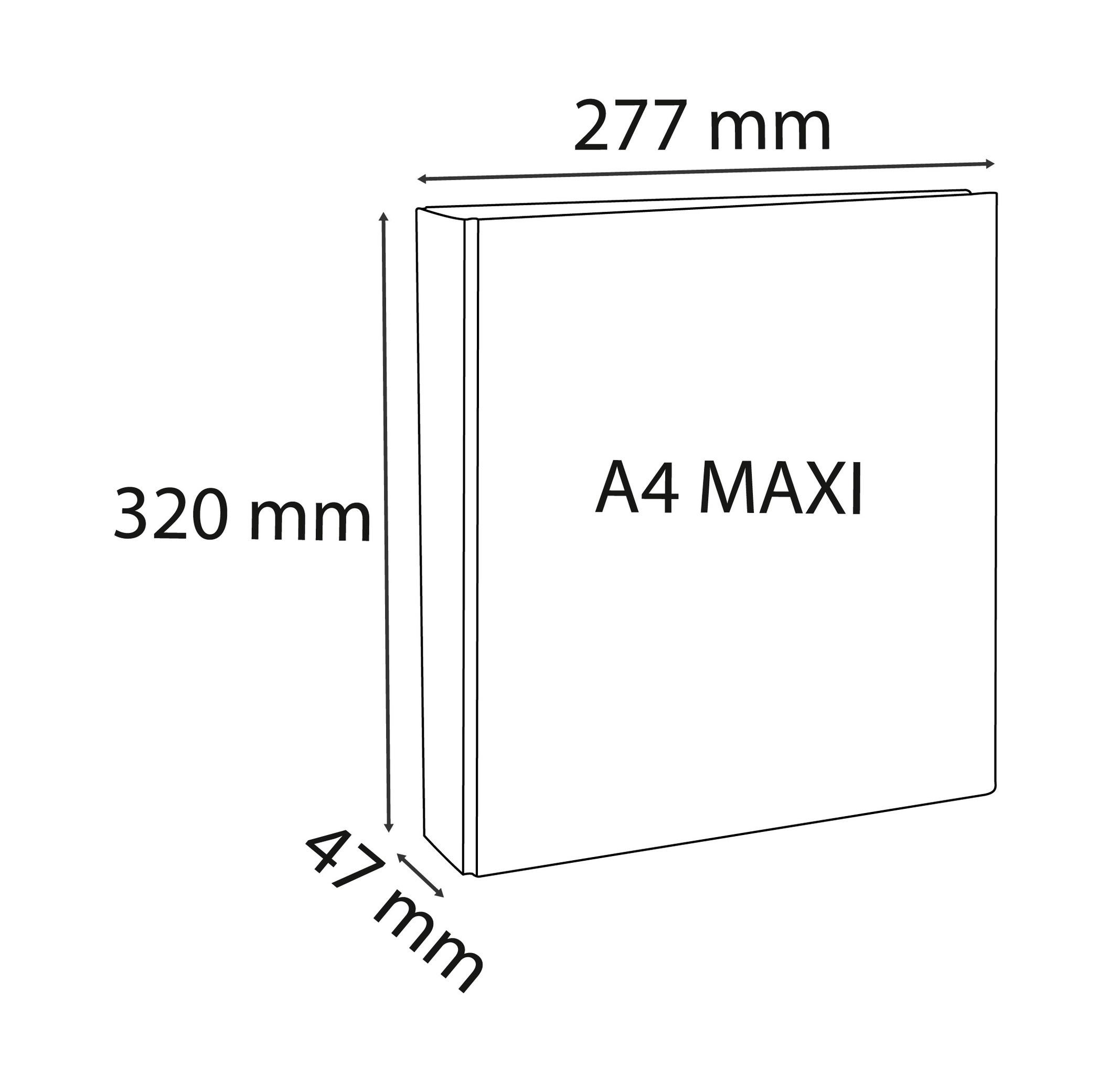 Exacompta Classeur PP personnalisable Kreacover - 4 anneaux en D 25mm - A4 maxi - x 10  