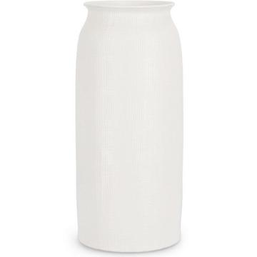 Vase Chypre blanc 18x18x40