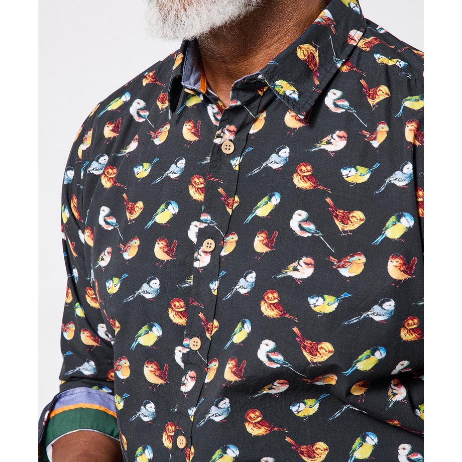 Joe Browns Camicia a fantasia uccelli maniche lunghe  
