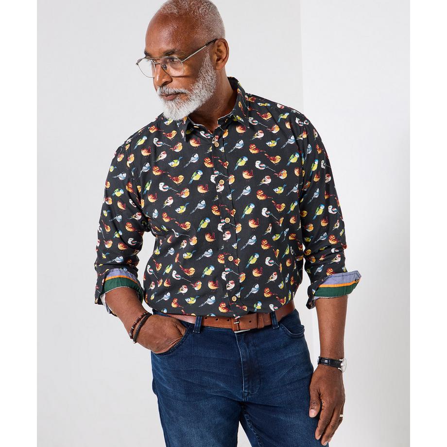 Joe Browns Camicia a fantasia uccelli maniche lunghe  