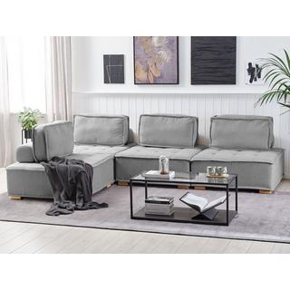 Beliani Ecksofa aus Polyester Modern TIBRO  