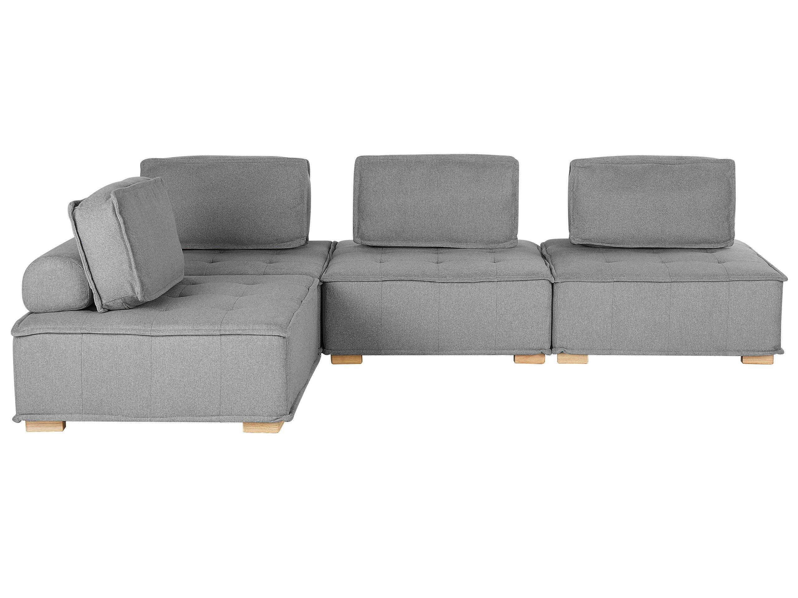 Beliani Ecksofa aus Polyester Modern TIBRO  