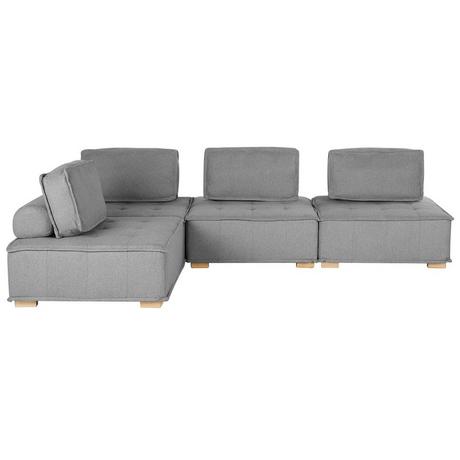 Beliani Ecksofa aus Polyester Modern TIBRO  