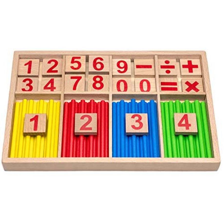 Activity-board  Mathematik Spielmaterial aus Holz Multiplikationstabellen Spiel zu den Zahlen 1x1 Addition 