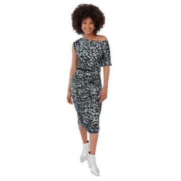 Robe Midi Moulante Asymétrique