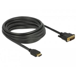 DeLock  DeLOCK 85656 Videokabel-Adapter 5 m HDMI Typ A (Standard) DVI Schwarz 