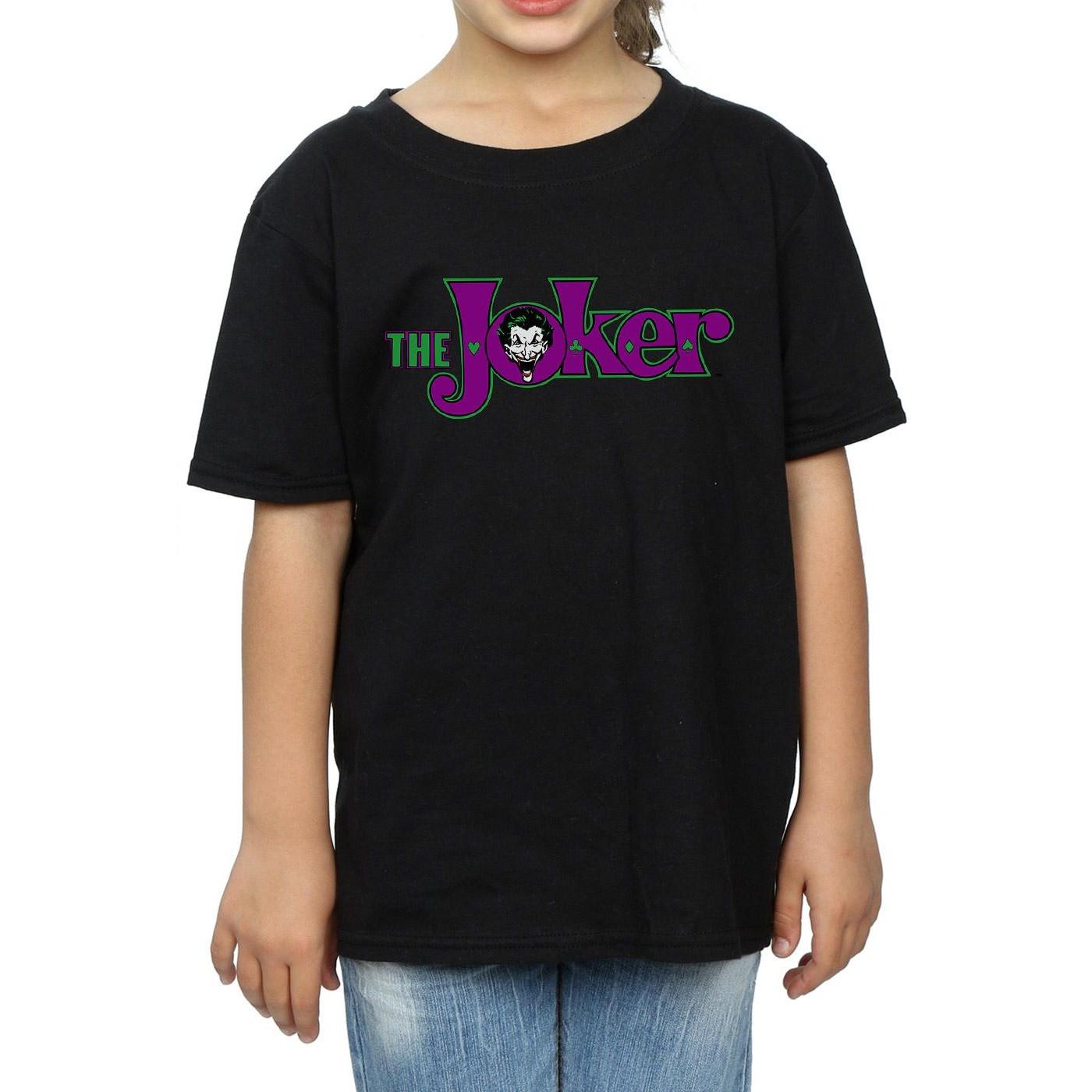 DC COMICS  The Joker Text Logo TShirt 