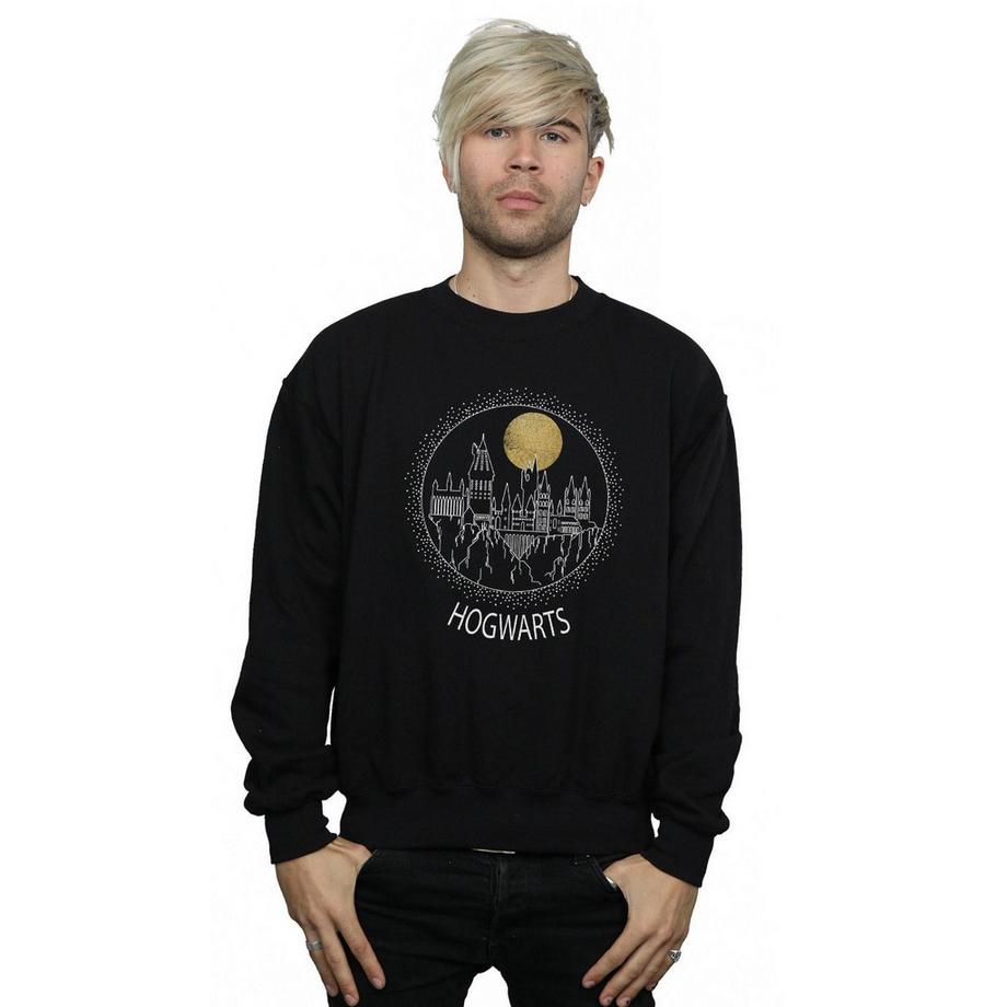 HARRY-POTTER Sweatshirt Graphique Château Poudlard  