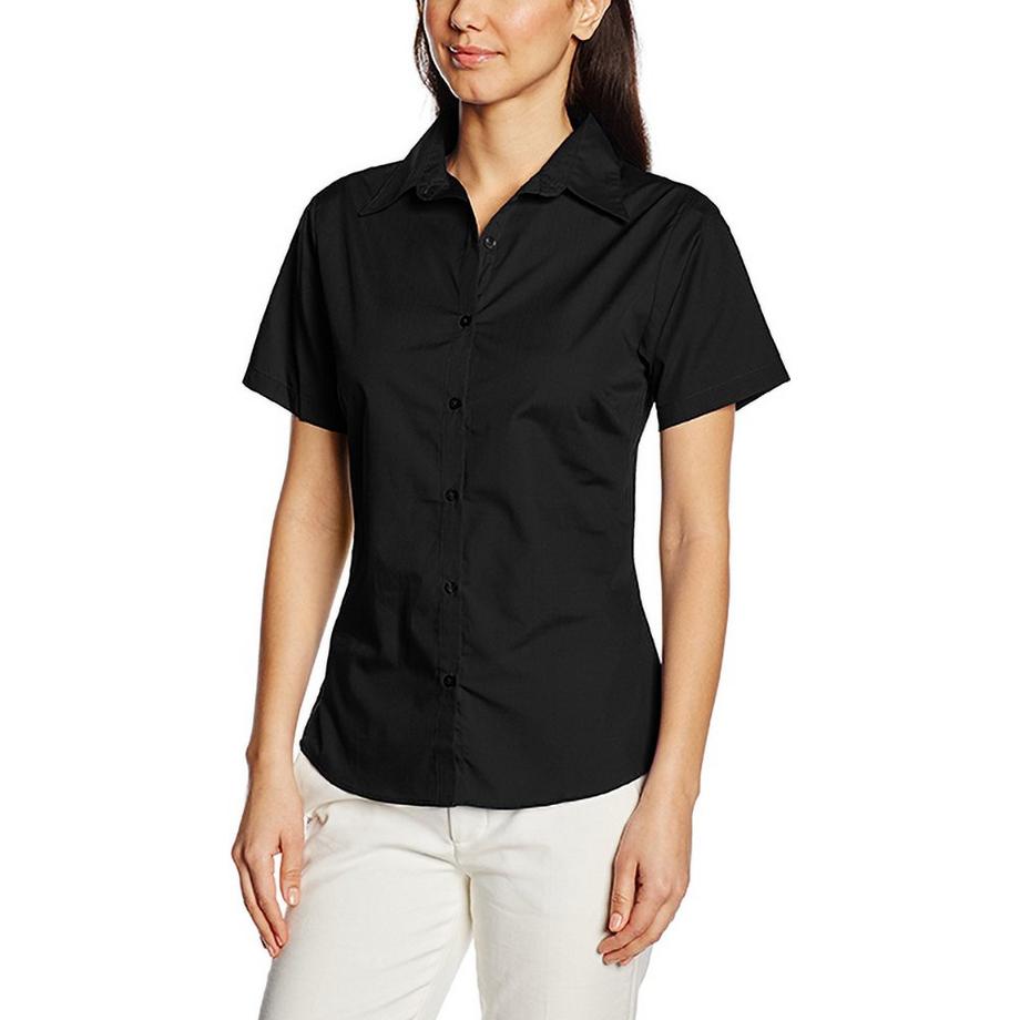 PREMIER Chemisier Popeline Manches Courtes Chemise de Travail  