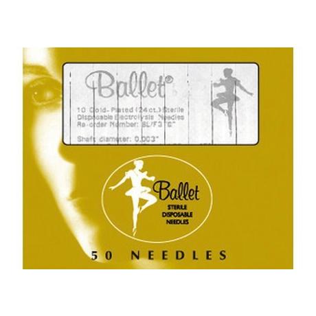 BALLET  Epilationsnadeln K2 gold 50 Stk. 
