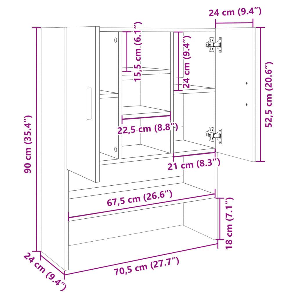 VidaXL Armoire pour machine à laver  