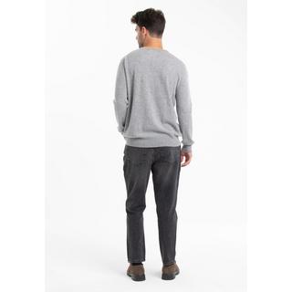 Studio Cashmere8  GABI 5 Pull double col rond bicolore - 100% cachemire 