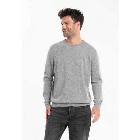 Studio Cashmere8  GABI 5 Pull double col rond bicolore - 100% cachemire 