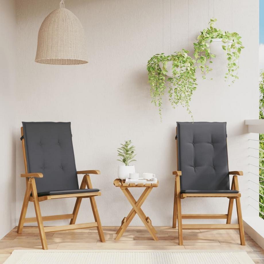 VidaXL Chaise de jardin inclinable bois  