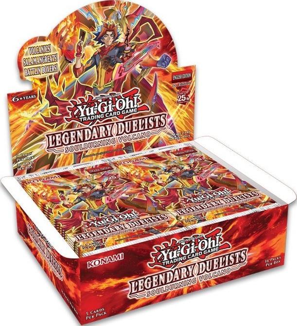 Yu-Gi-Oh!  Legendary Duelists Soulburning Volcano Booster Display - 1. Auflage  - DE 